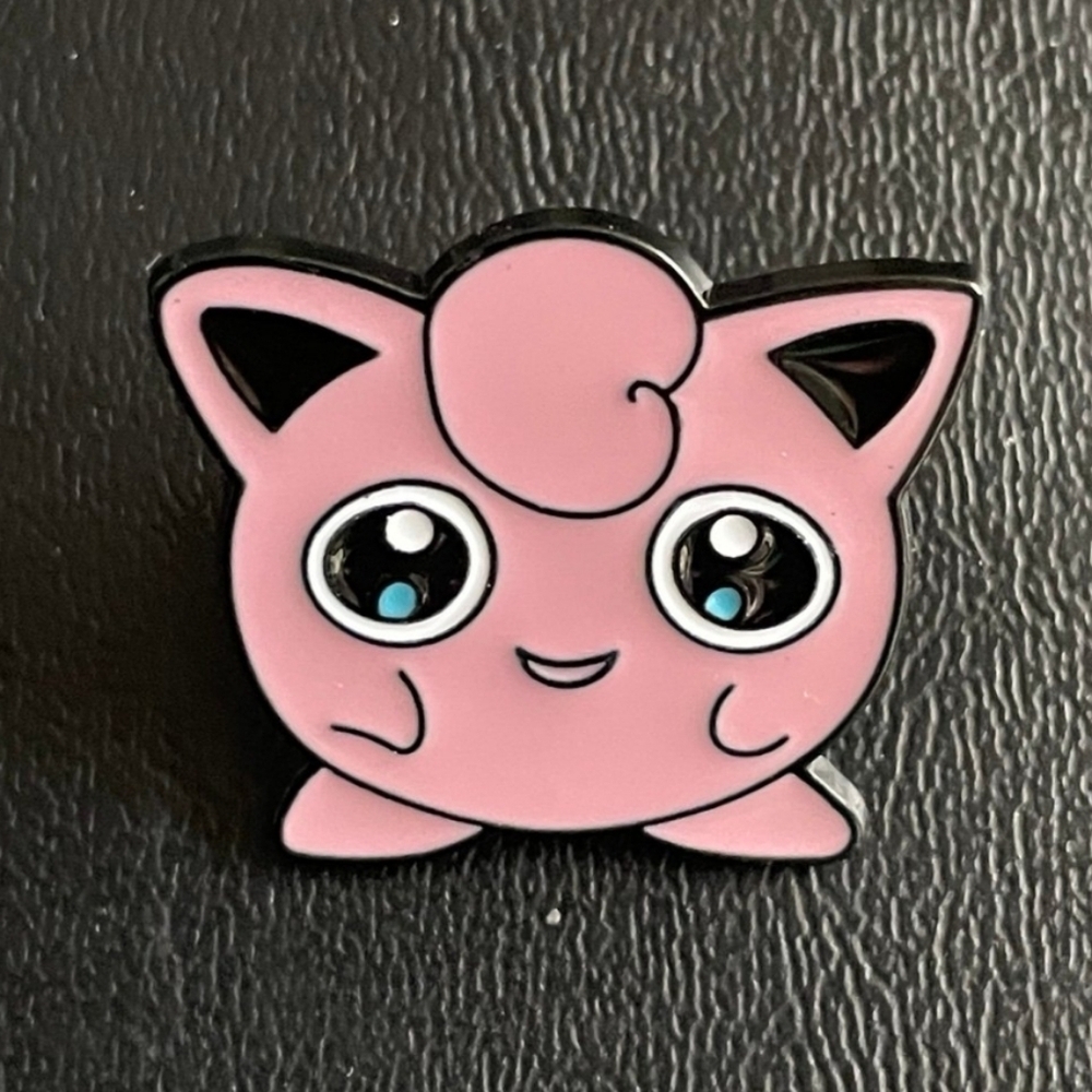 Pokemon Jigglypuff Pink Enamel Pin